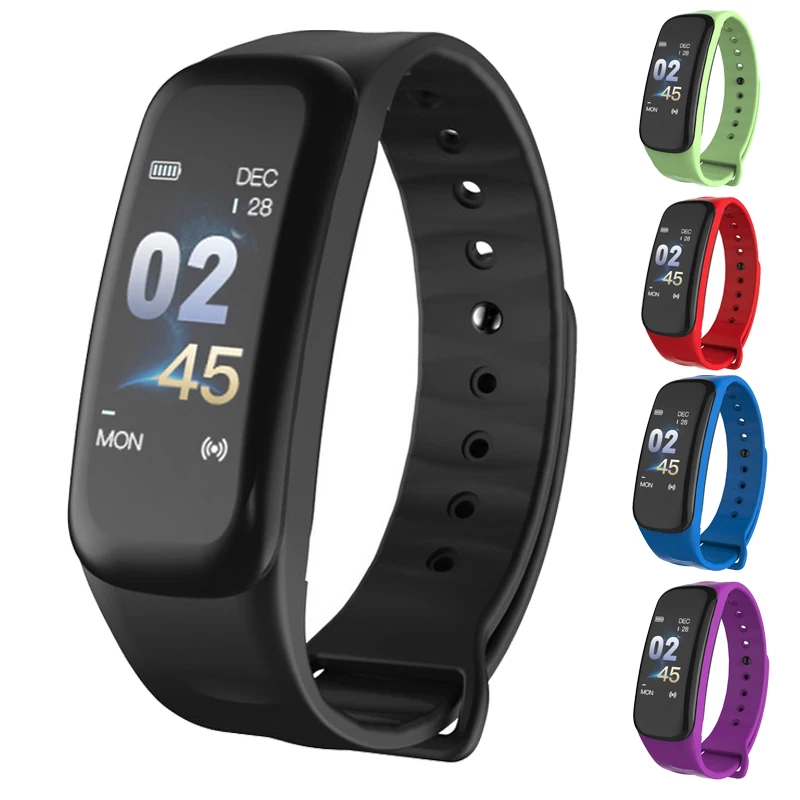 

Smart bracelet blood pressure measurement Band Fitness Tracker Alarm Clock IP67 Watch For Apple iPhone6 7 8 Xiaomi Sony
