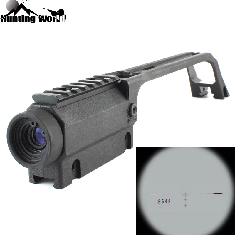

Tactical Carrying Handle Integrated 3.5X Scope long Rifle scope for Hunting G36 Series Airsfot AEG GBB w/ High Top Rail Version