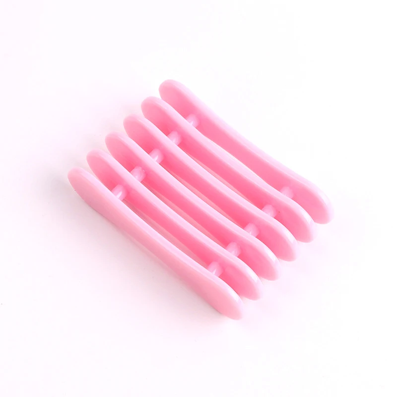 

3 Colors Plastic 5 Grid Pen Rest Holder Stand Display Tool Simple Manicure Tool Nail Art Brushes Pen Holder Shelf N40PY01