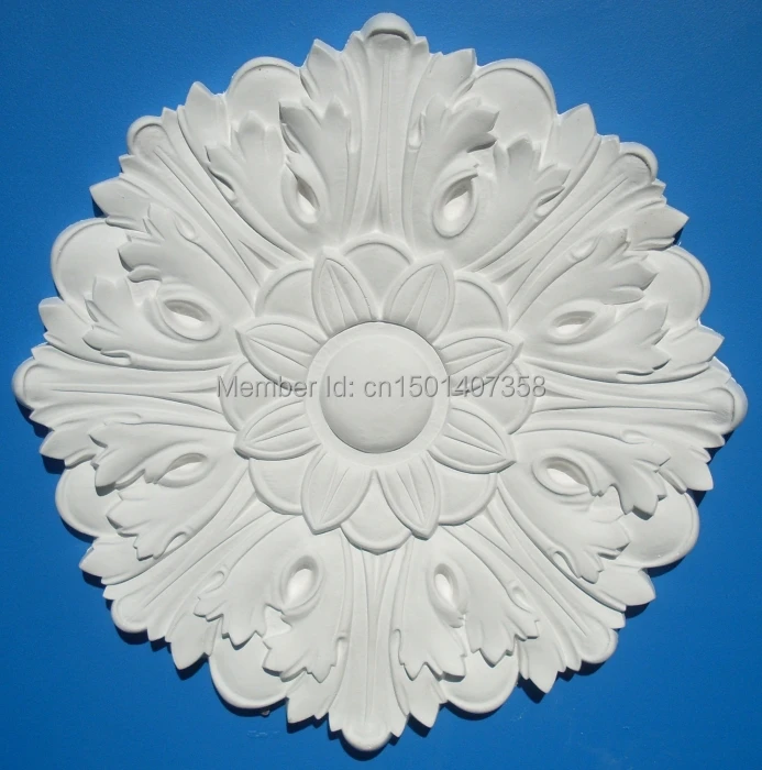 Decorative Artistic Gypsum Ceiling Flower Lamp Panel Ceiling