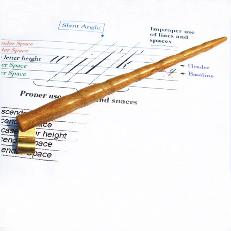 

10 pieces per lot English Calligraphy Copperplate Oblique Dip Pen Nib Holder Handmade Rosewood European Vintage Gift Dip Pen