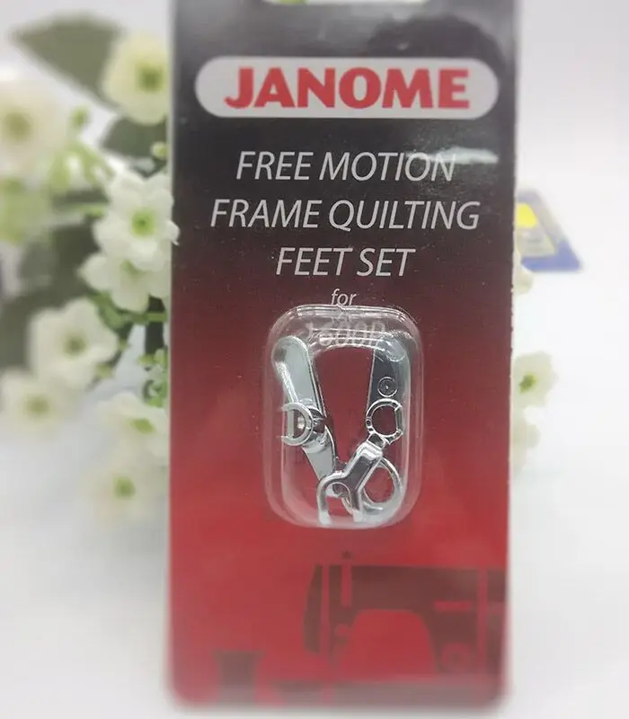 JANOME свободный набор кистевых ножек с рамкой движения для 1600p Обрамленный #767 434
