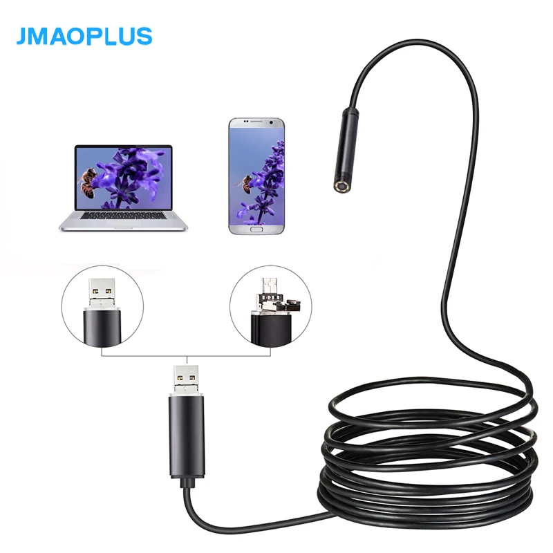 

Camera Sewer Android Endoscope 8mm Borescope Endoscope For Iphone Endoscope Camera HD For Windows & Macbook PC Android Phone