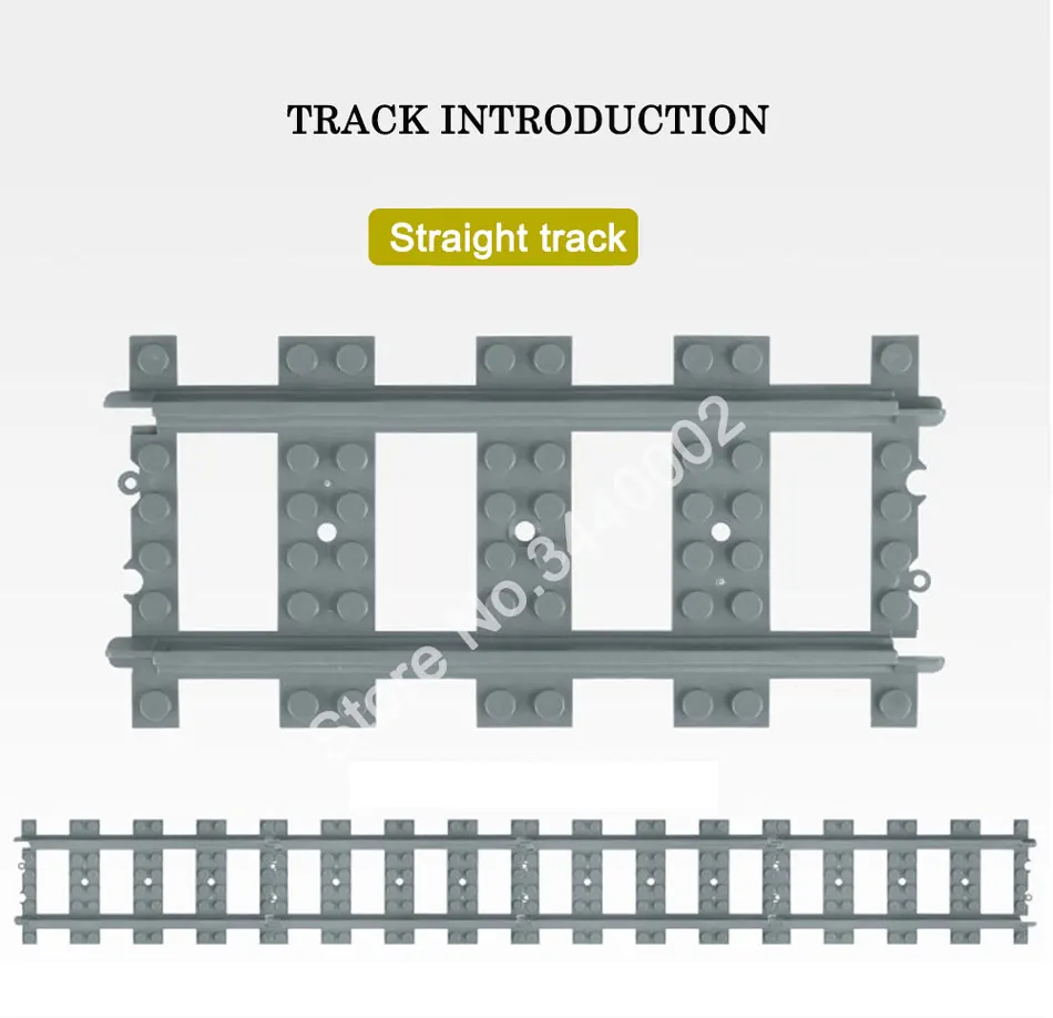 Городские поезда поезд рельс прямой и изогнутые рельсы Строительные блоки Набор Кирпичи Модель Детские игрушки совместимый основной бренд