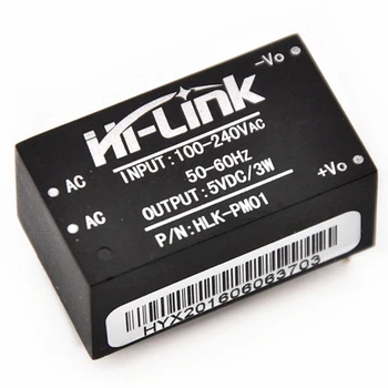 

Elecrow HLK-PM01 mini Power Supply Module AC-DC 220V to 5V Step-Down Smart Home Switch DIY Kit