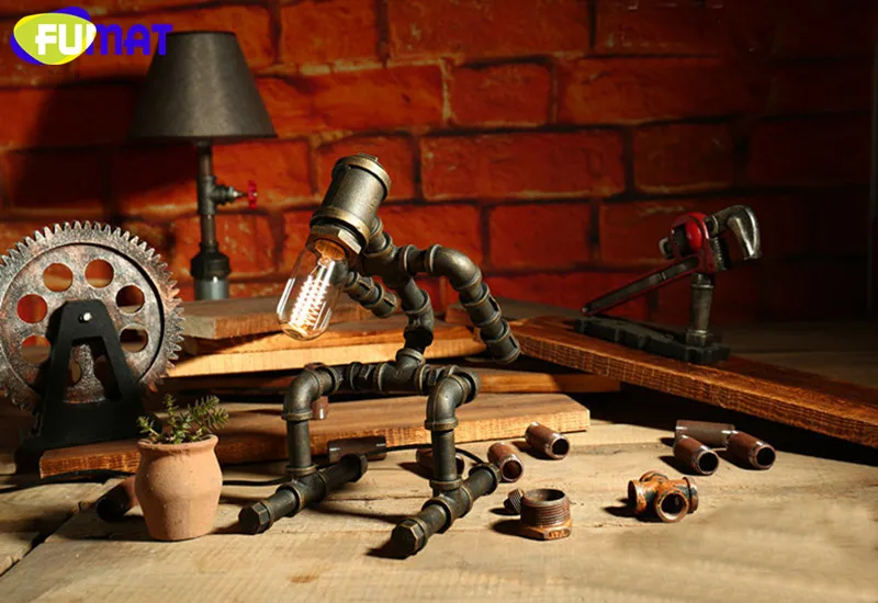 Water Pipe Table Lamps 19
