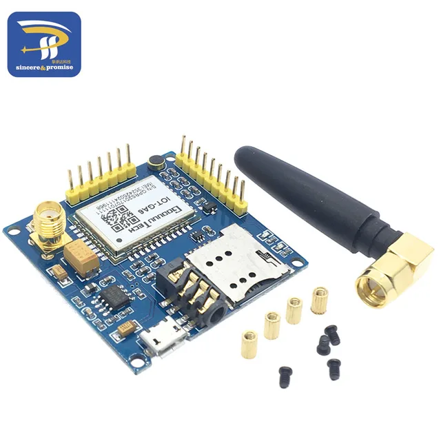 US $6 0 |GPRS A6 module, text messages, development board GA6 GSM GPRS wireless data transmission of super SIM900A-in Integrated Circuits from