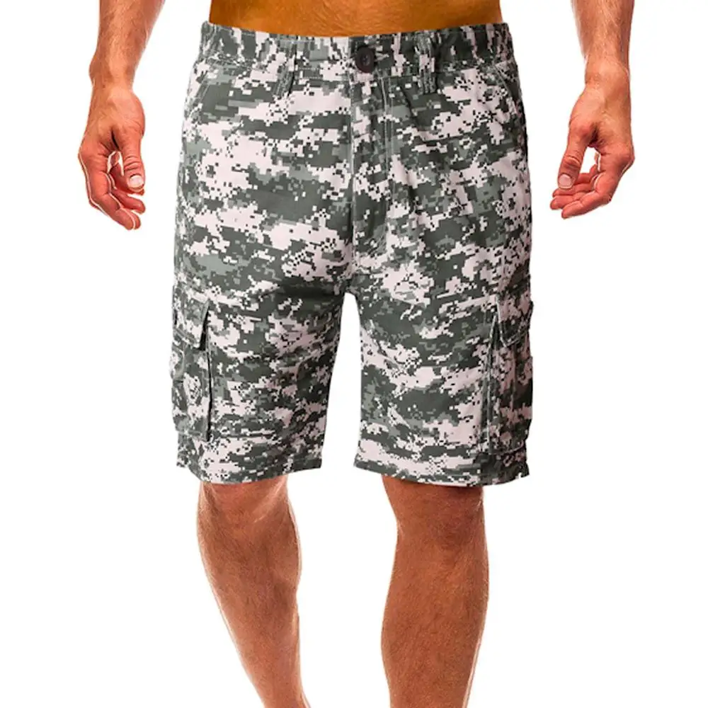 Новые модные летние новые европейские и американские мужские камуфляжные шорты с несколькими карманами комбинезоны A40