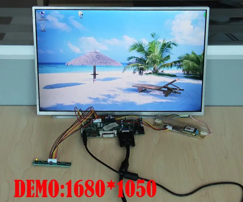 Placa de Driver de Controlador Monitor de Reaproveitamento Hdmi + Vga + Dvi + Audio para Lp133wx3-tla5 N133ige Lvds Laptop 1280*800 m. Nt68676 Lcd - Led 12 Painéis e LCDs p/ tablet