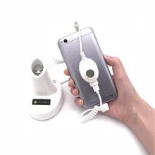 (5 set /pack )white color abs high quality smartphone security alarms holder 