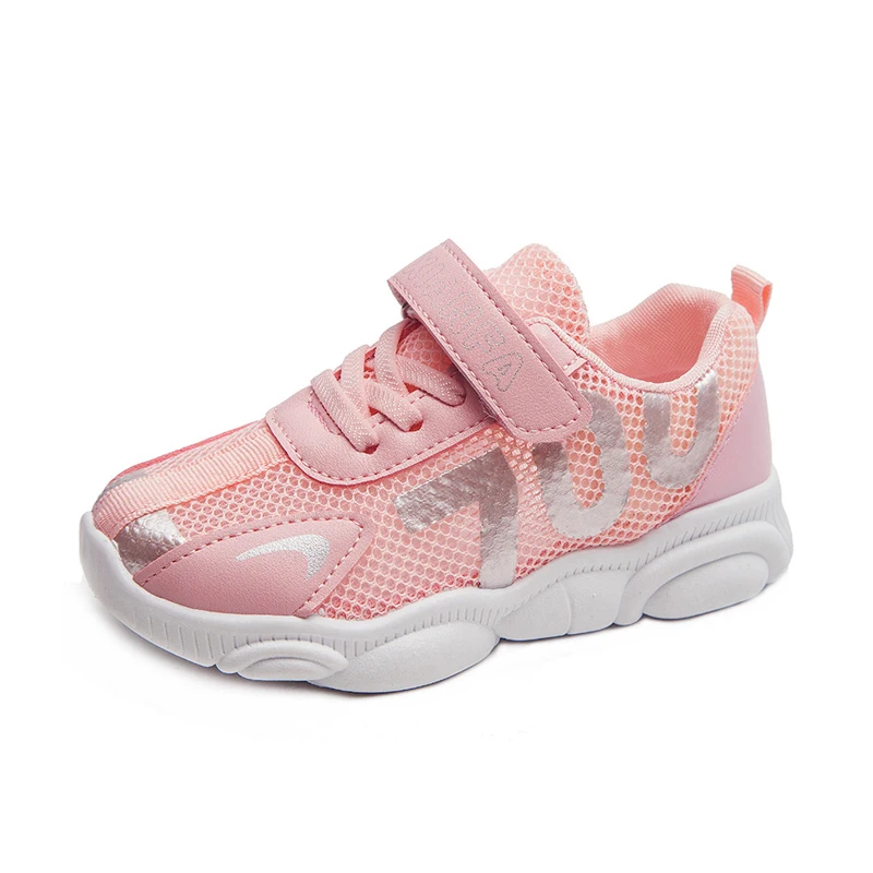 Kids Pink Shoes 2019 Spring Summer Mesh Sport Shoes For Boys Outdoor ...