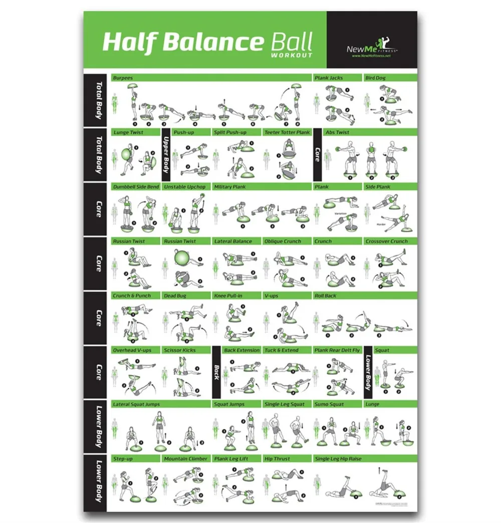 FX088 Hot GYM Body Fitness YOGA Pose Home Exercise Human Health Chart Poster Art Silk Light Canvas Home Room Wall Print Decor(1)