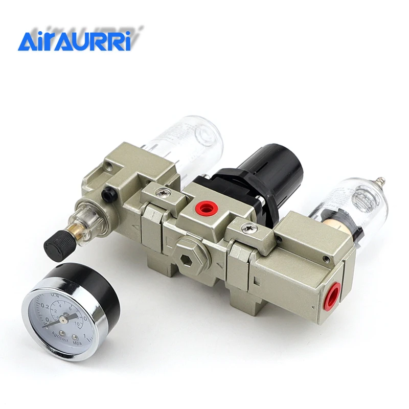 AC2000-02 AC2000-02D пневматический frl AC2000 1/4 с медным картриджем манометр SMC тип воздушный фильтр Регулятор лубрикатор