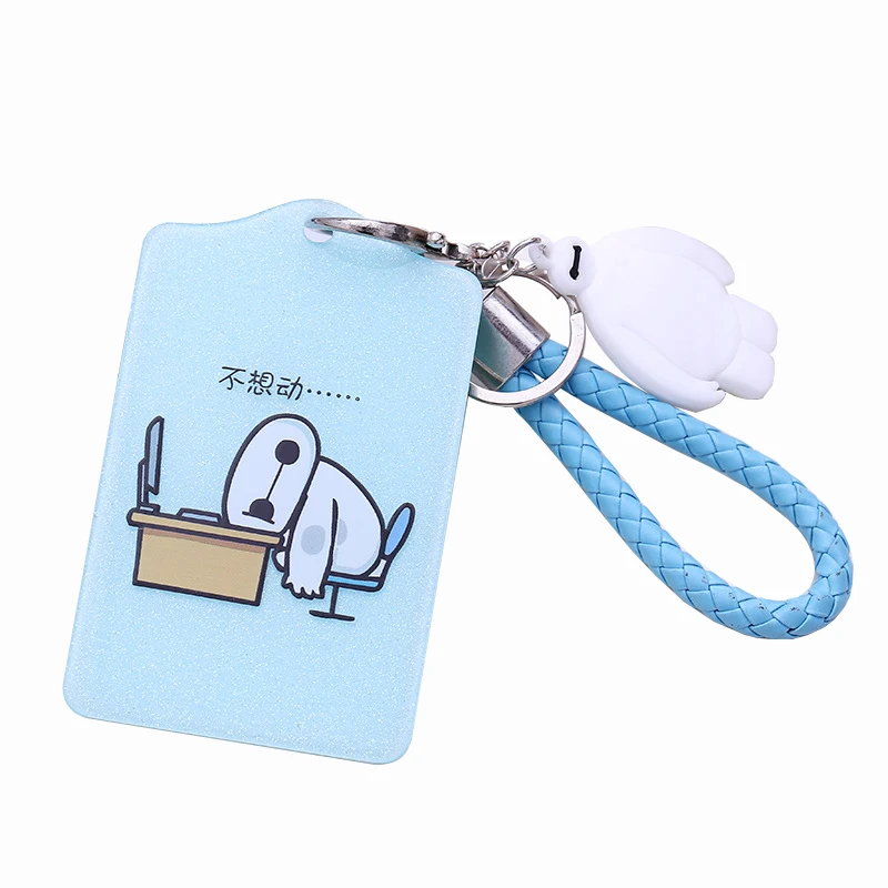 

BINXUE Cover card Credit metro Student Bus card ID holder business card access control display brand Gifts badge