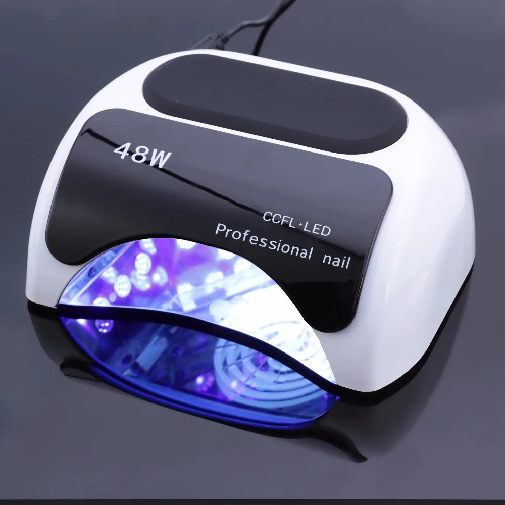 Conduziu a Lâmpada do Unha para Unhas de Gel Manicure com Broca Pedaços de um Conjunto de Ccfl Polonês Cura Unhas & Professional Electric Unha Broca Conjunto de 48 w 13 High Quality Beleza e saúde