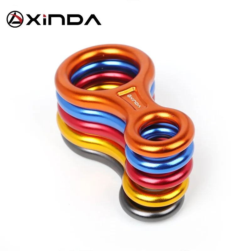 XINDA Rock Climbing 8-Shape Eight Ring Abseiling Device 45KN