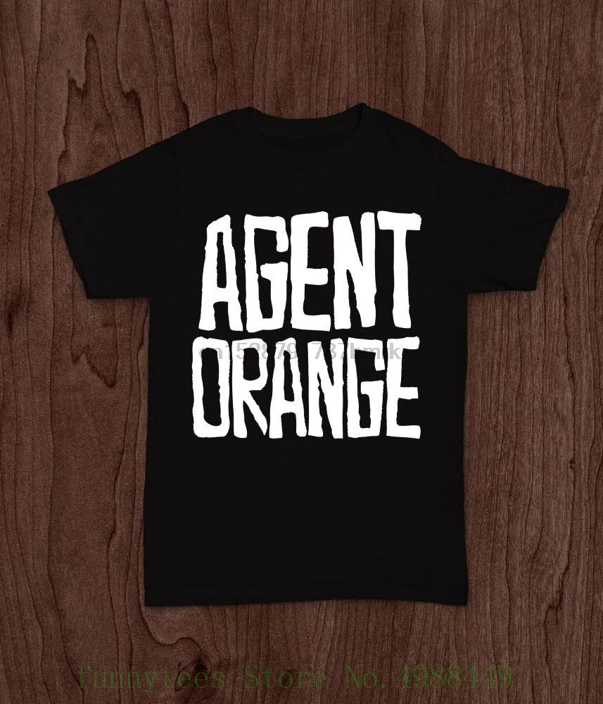 Agent Orange футболка для подростков с рисунком крови в темноте размеры S M L Xl 2xl топы