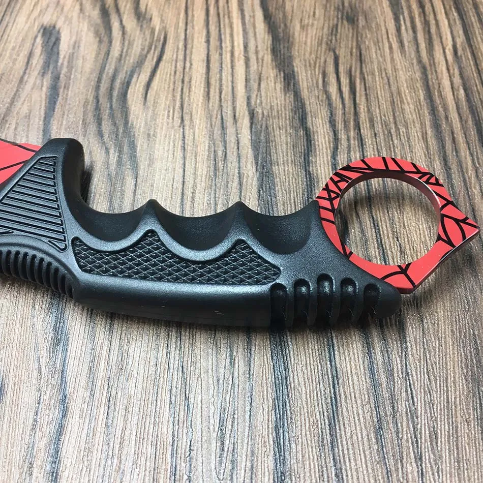 Нож из натуральной игры тигровый зуб нож коготь для кемпинга новейший цвет CS GO