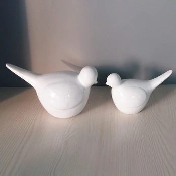 

Exquisite Home Decor Resin Bird Figurine Simple Animal Bird Ornament New Handicraft Resina Birds Home Decoration Dekorasyon
