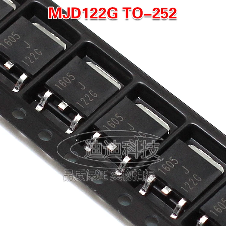 New MJD122G NPN Transistor Darlington D PAK TO 252 Power Transistor