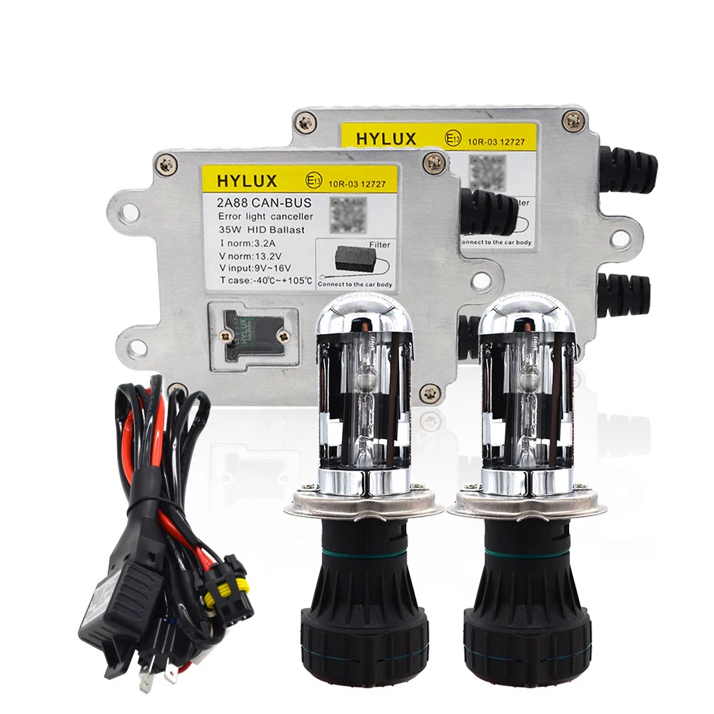 SKYJOYCE Canbus Xenon H4 Bixenon HID комплект Hi/Lo луч Cnlight 3 лампа 4300K 6000K 35W Hylux 2A88 балласт