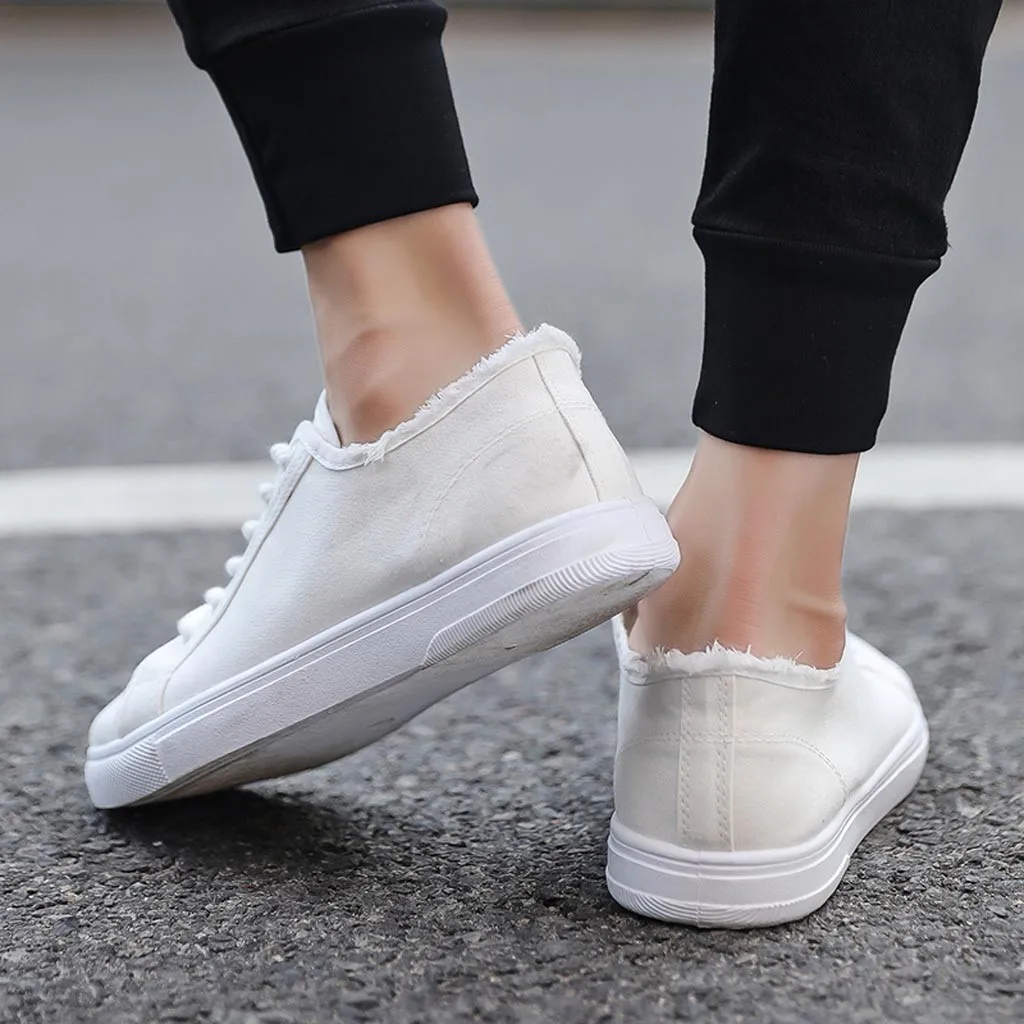 Men  Fashion Leisure Sneakers Shoes Teenager Student Canvas  sport shoes men 2018 casual shoes men sneakers