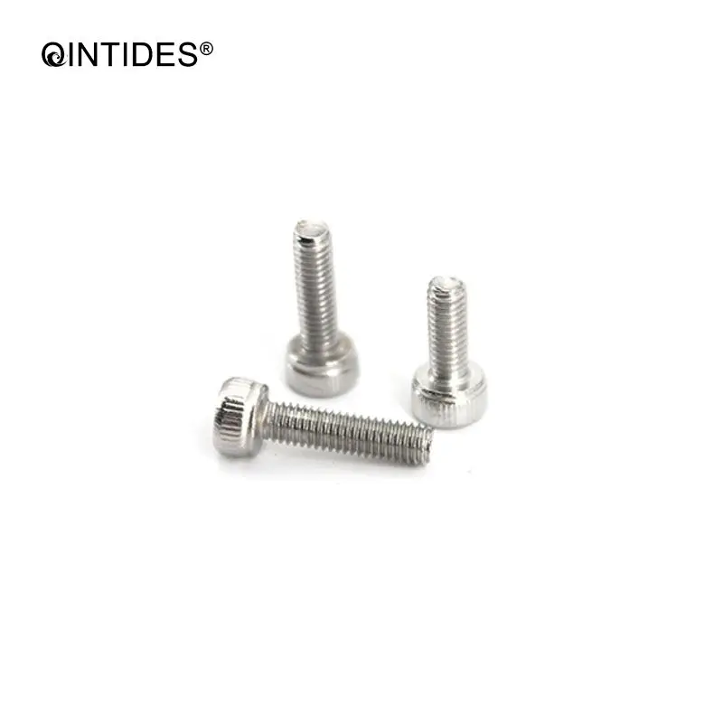 QINTIDES 250Pcs/set DIN912 M1.6 M2 M2.5 M3 304 Stainless Steel Hexagon Socket Head Cap Screws Bicycle Hex Bolts Assortment Kit