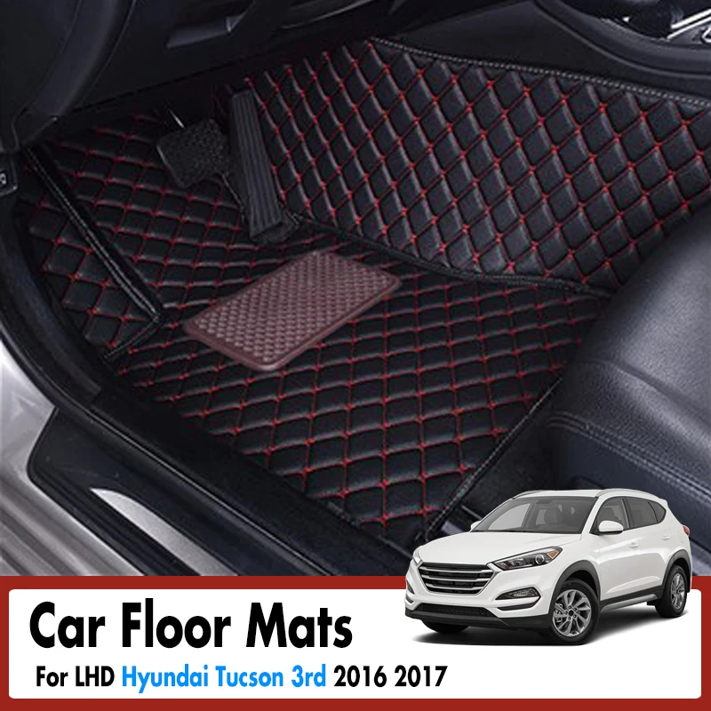 Car Floor Mats For Hyundai Tucson 3rd 2016 2017 Waterproof Anti slip Front & Rear 3D Carpets Car Floor Mats For Hyundai Tucson 3rd 2016 2017 Waterproof Anti slip Front & Rear 3D Carpets