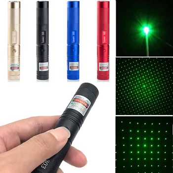 

10000m 532nm High Power Laser Sight Multiple Patterns Focus Green Laser 303 Pointer Adjustable Portable Hunting Lazer Pointer