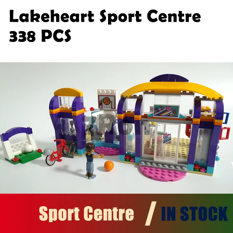 Model building toys hobbies 01012 338Pcs DIY Lakeheart Sport Centre