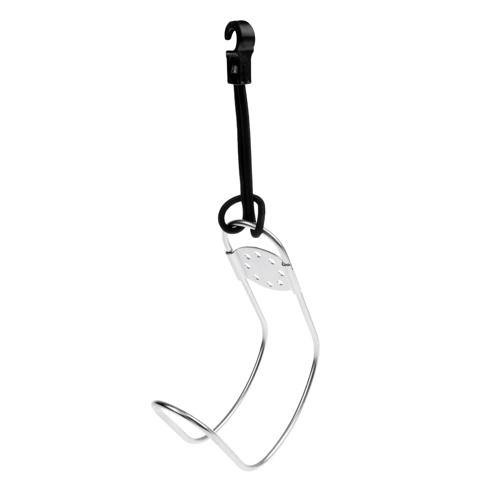 Marine Boat Stainless Steel Horseshoe Bracket Life Buoys Ring Holder Plastic Mount for Kayak Canoe Fishing Boat Yatch Accessory