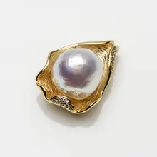 Белый настоящий Пресноводный Культивированный Жемчуг Касуми кристалл кулон 925 пробы серебро