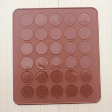 1 шт. горячая распродажа Новые макароны силиконовые формы пищевого силикона выпечка пирожных макарон коврик Кондитерская листовая форма коврик F2174