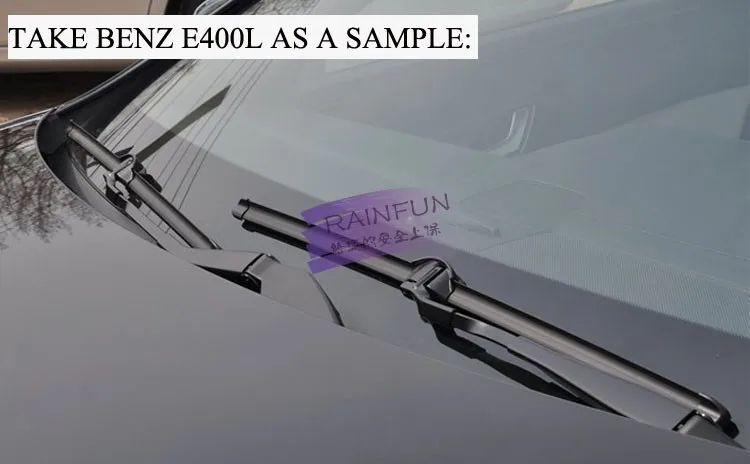 RAINFUN S560 2"+ 26" Специальный автомобиль стеклоочистителя для PORSCHE CAYENNE(07-), автоматический стеклоочиститель с натуральным каучуком, 2 шт в партии