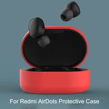 Anti-Shock Silicone Protective Case Full Cover For Xiaomi Redmi Airdots TWS Bluetooth Earphone Youth Version Headset Accessories