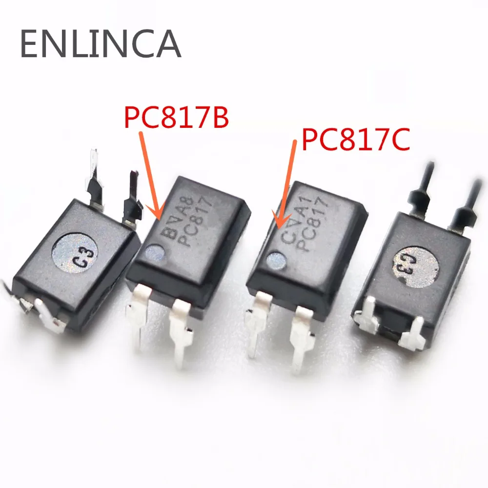 

50pcs PC817 PC817C PC817B 817 817C FL817C PS817C DIP / Pc817 SMD Optocoupler
