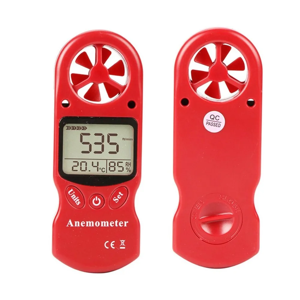 Мини многофункциональный Анемометр цифровой Анемометр ЖК TL-300 скорость ветра, температура измеритель влажности с гигрометром термометр