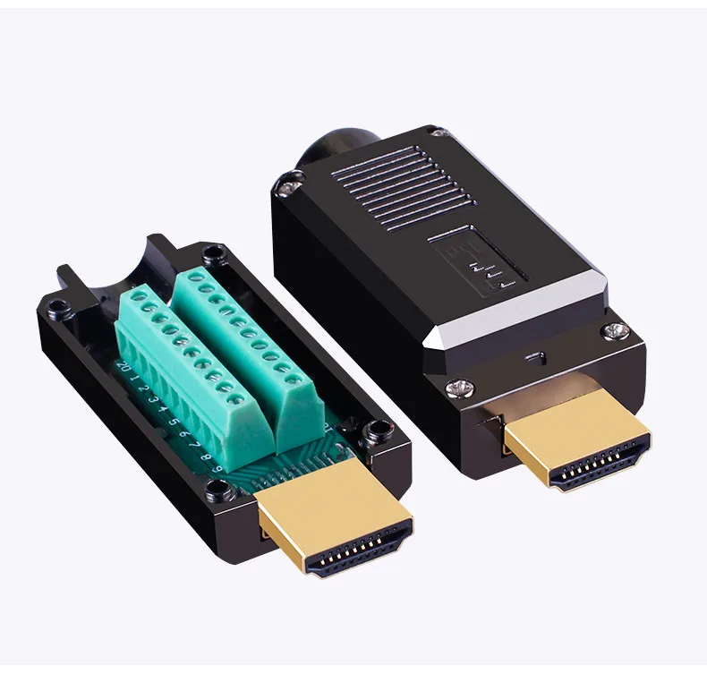 HD HDMI soldering male box module plug connector-in Connectors from