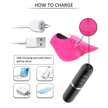 2 in 1 Wireless Panties Vibrator for woman Clitoris Stimulator with Remote Control Lipstick Dildo Vibrator Sex toys for Adult 4