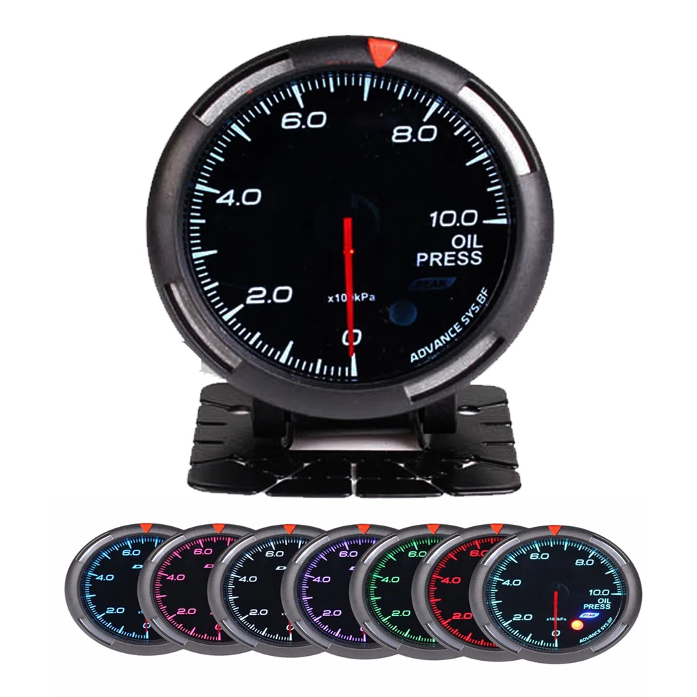 

Defi Advance 2.5inch Car Gauge 7 Colors Backlight Stepper Motor Electronic Sensor Turbo Water Temp Oil Press A/F EXT Auto Gauge