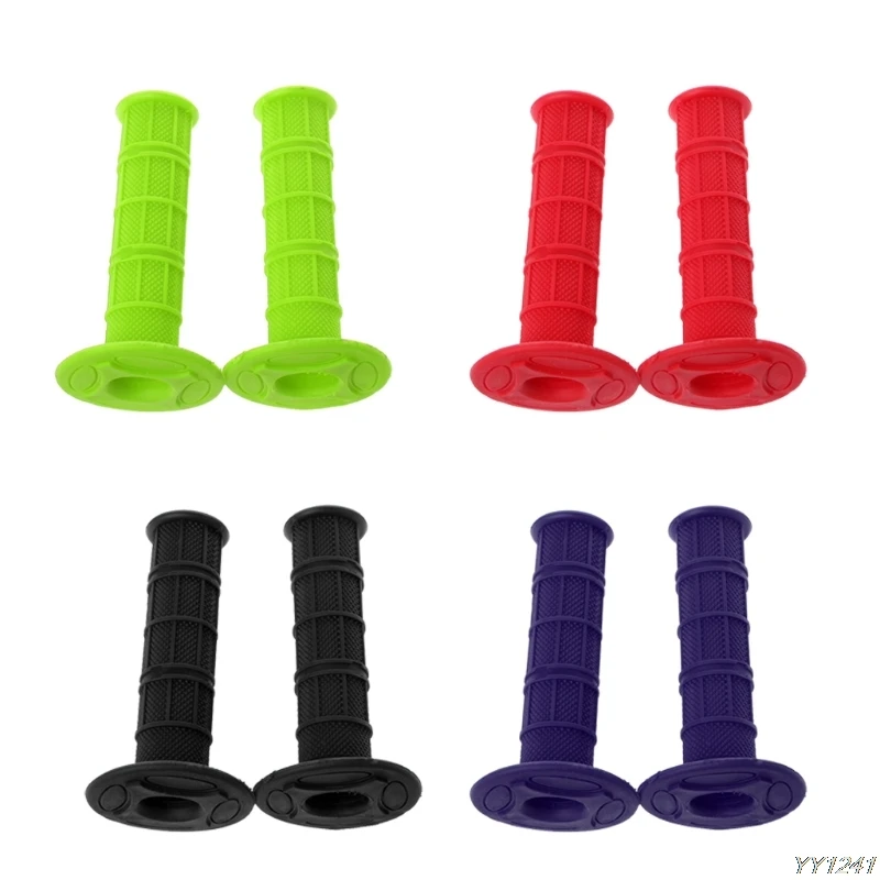 1 Pair 7/8inch Universal Motorcycle Hand Pro Grips Dirt Bike Motocross