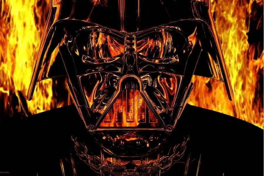 Movie Splatter Star Wars illustration Wall Art ART PRINT Darth Vader