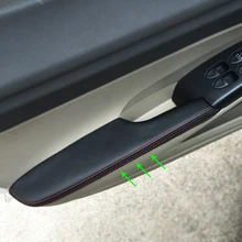 Per Honda Civic 8th Gen 2006 2007 2008 2009 2010 2011 4 pcs del Portello di Automobile Pannello Bracciolo In Pelle Microfibra Copertura trim