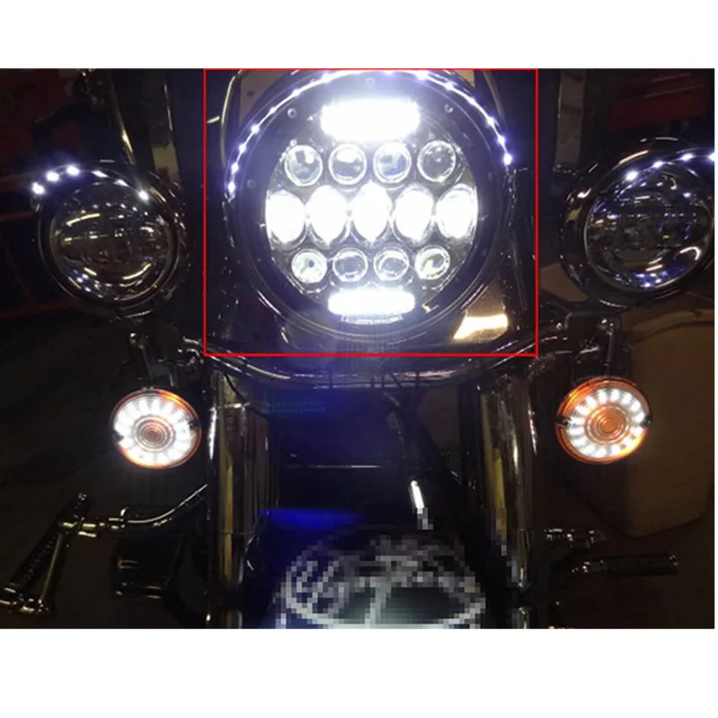 Аксессуары для мотоциклов 7 дюймов Daymaker проектор светодиодный фара Harley FLS FLSTC FLSTF