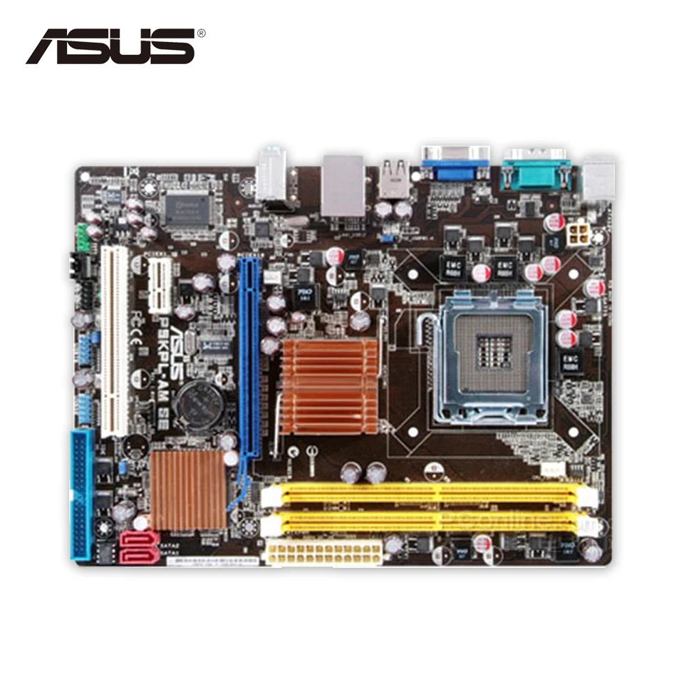 Asus P5KPL-AM SE Original Used Desktop Motherboard G31 Socket LGA 775 DDR2 4G SATA2 USB2.0 uATX asus original motherboard g31m s2l g31 ddr2 lga 775 motherboard