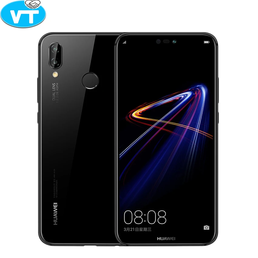 Huawei P20 Lite, глобальная прошивка, NOVA 3E, смартфон с функцией распознавания лица, 5,84 дюймов, полный экран, Android 8,0, стеклянный корпус, фронтальная камера 24 МП