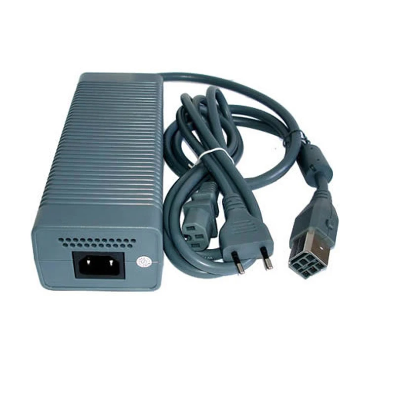 Для Xbox 360 жирная консоль адаптер переменного тока Кабель питания Шнур для Xbox 360 зарядное устройство конвертер настенное зарядное устройство
