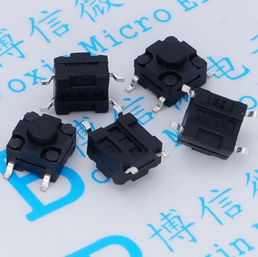 

50pcs/Waterproof switch 6X6X5 Tact Switch 6*6*5MM SMD 4 Pin