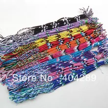 50 шт смешанных цветов макраме шелк ручной работы браслет дружбы браслет по низкой цене Для мальчиков и девочек вечерние подарок