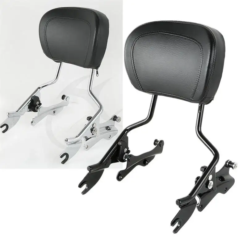 Мотоцикл 4 точечная стыковка спинки Sissy бар для Harley Touring Road King Electra Street Glide FLHR FLHX FLHT